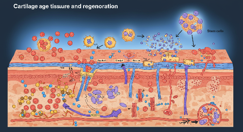 연골 조직 및 인대 재생 촉진