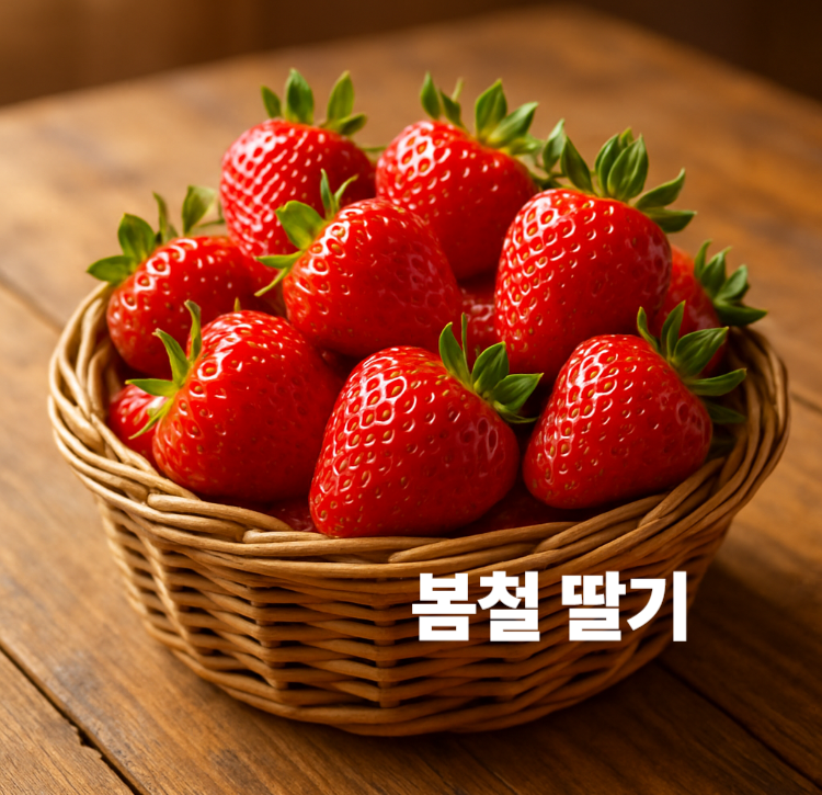 노화방지 세포손상억제 혈압조절 갈증해소 보습 봄철딸기 효능