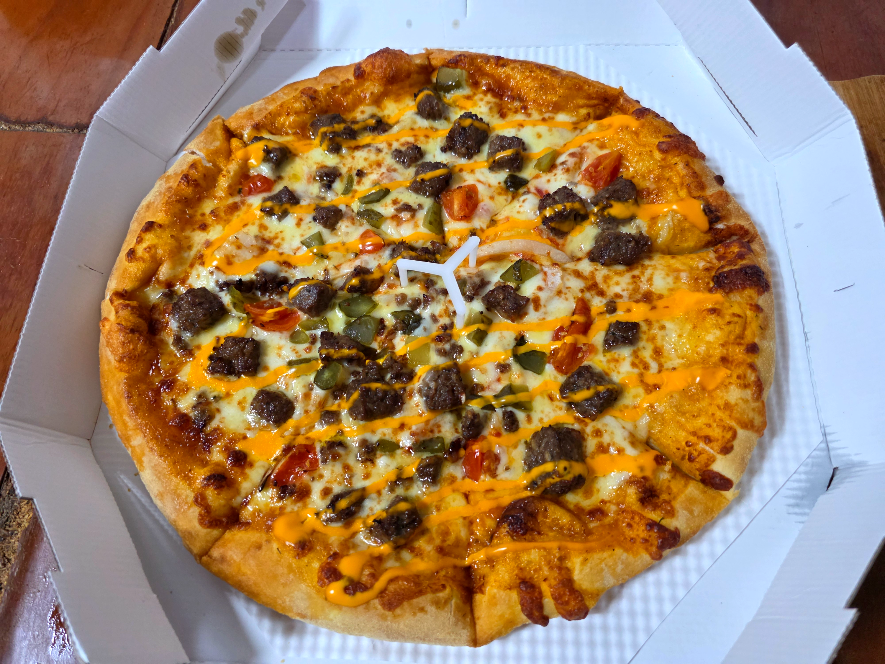 도미노피자치즈맥스그릴드패티치즈버거