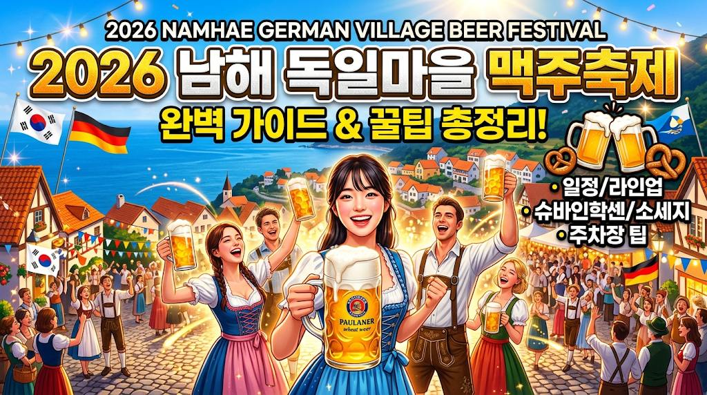 2026 남해 독일마을 맥주축제 완벽 가이드