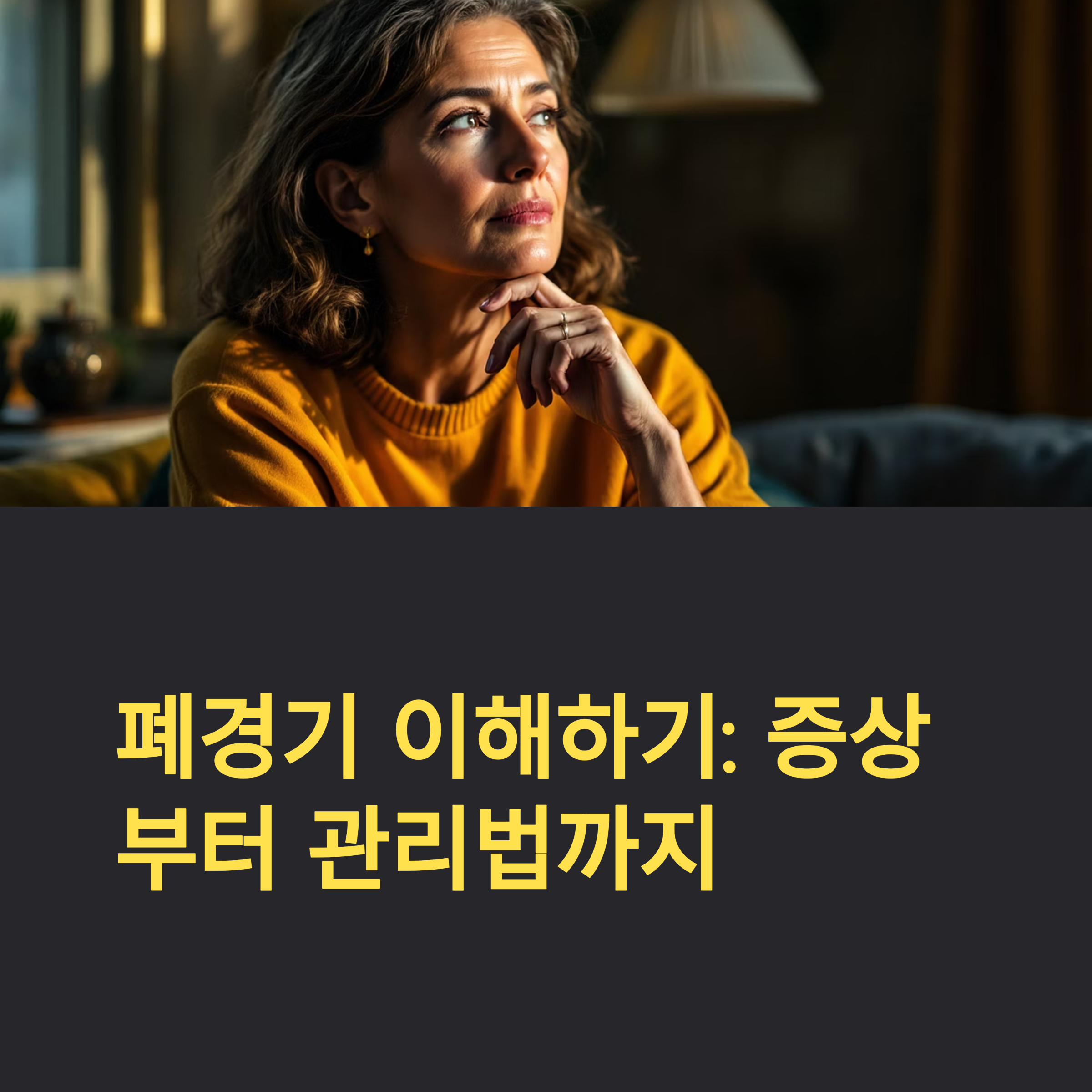 폐경기 이해하기: 증상부터 관리법까지 관련 사진