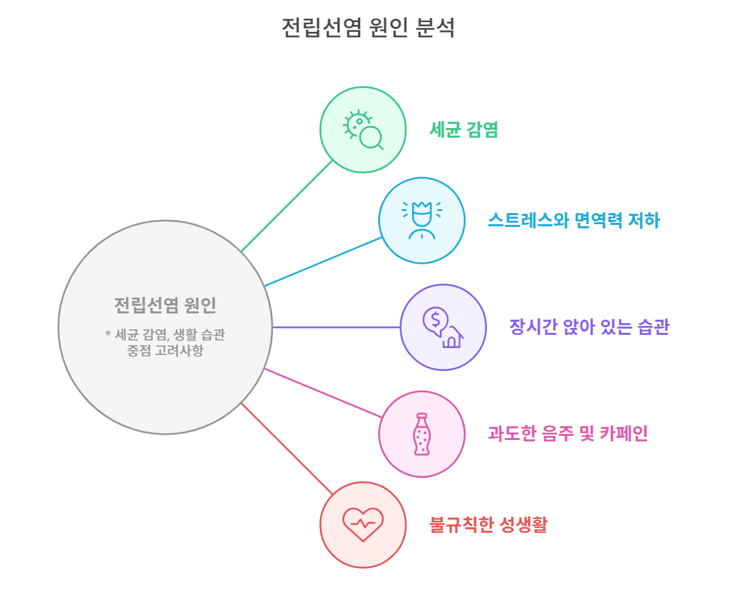 전립선염 원인 분석
