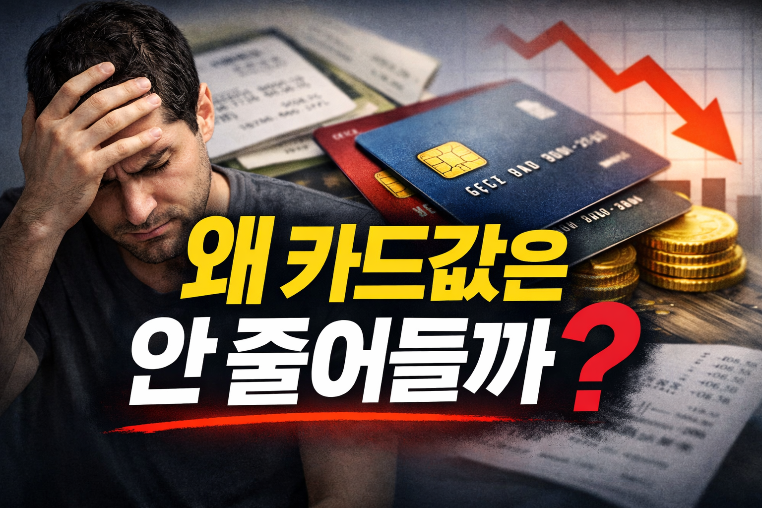 카드값이 계속 늘어나는 이유, 생활비 상승과 무의식 소비 구조 설명 이미지