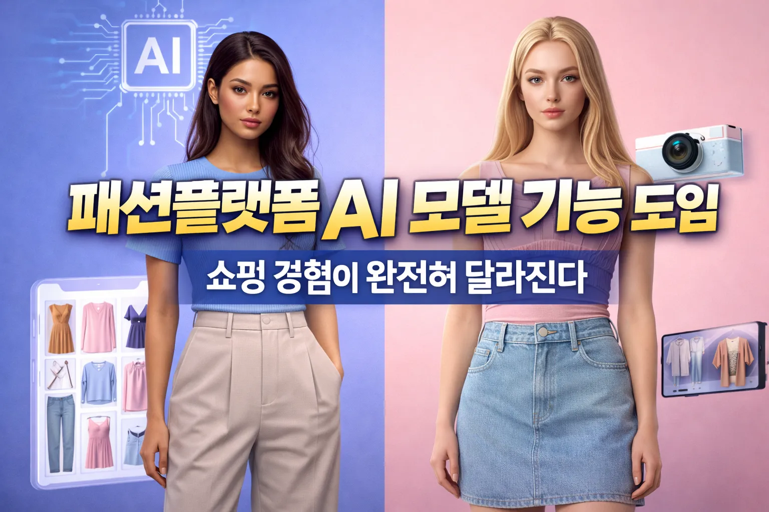 패션플랫폼 AI 모델 기능 도입