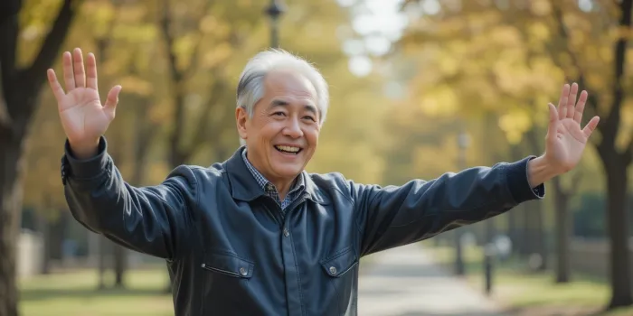 강변 트레일에서 아침 러닝하는 장면