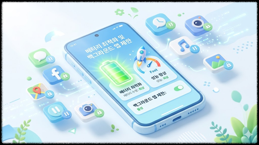 백그라운드 앱 제한 설정 방법, 스마트폰 속도와 배터리를 동시에 지키는 현실적인 관리법