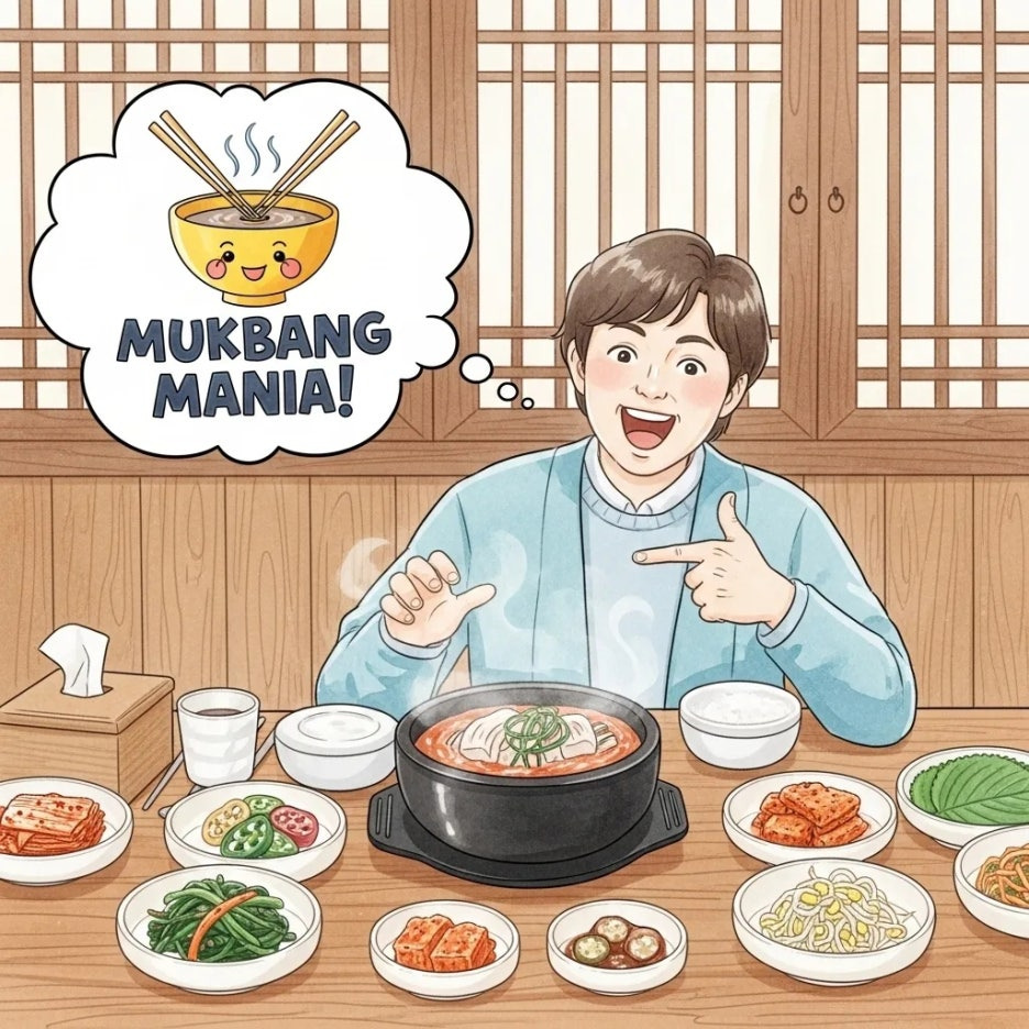 TV 프로그램에서 소개된 청국장 식당 내부 풍경