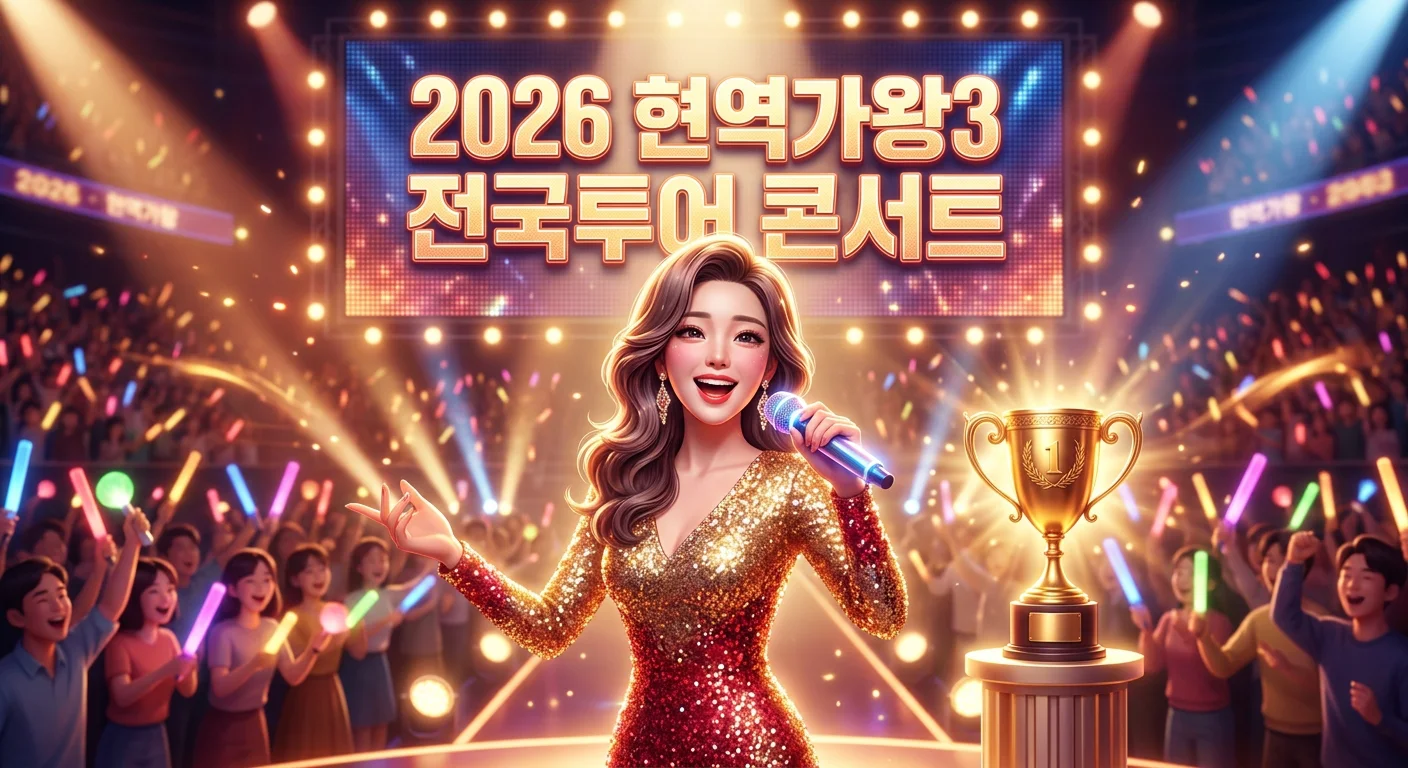 2026 현역가왕3 전국투어 콘서트 일정과 예매 방법, 광주·울산·창원·전주·고양 총정리