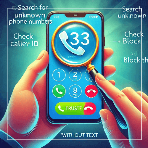 모르는 전화번호 검색 조회