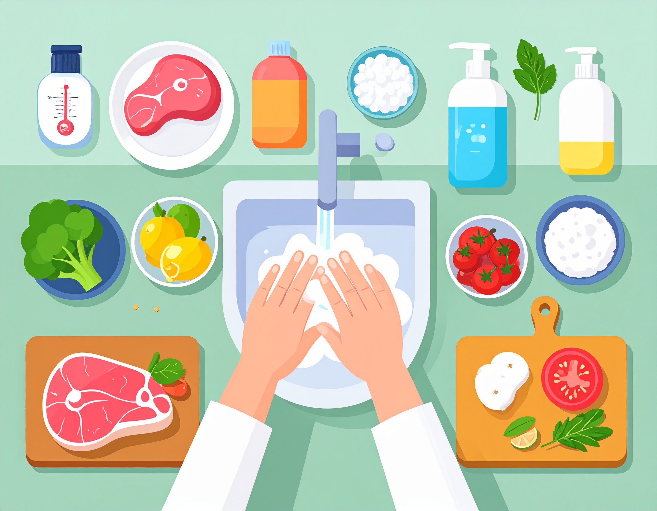 여름철 식중독, 살모넬라균, 손 씻기 수칙