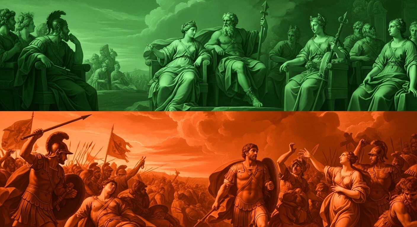 일리아드·오디세이에서 드러나는 신의 비윤리성 관련 사진