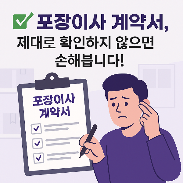 포장이사 계약서 썸네일 이미지입니다.