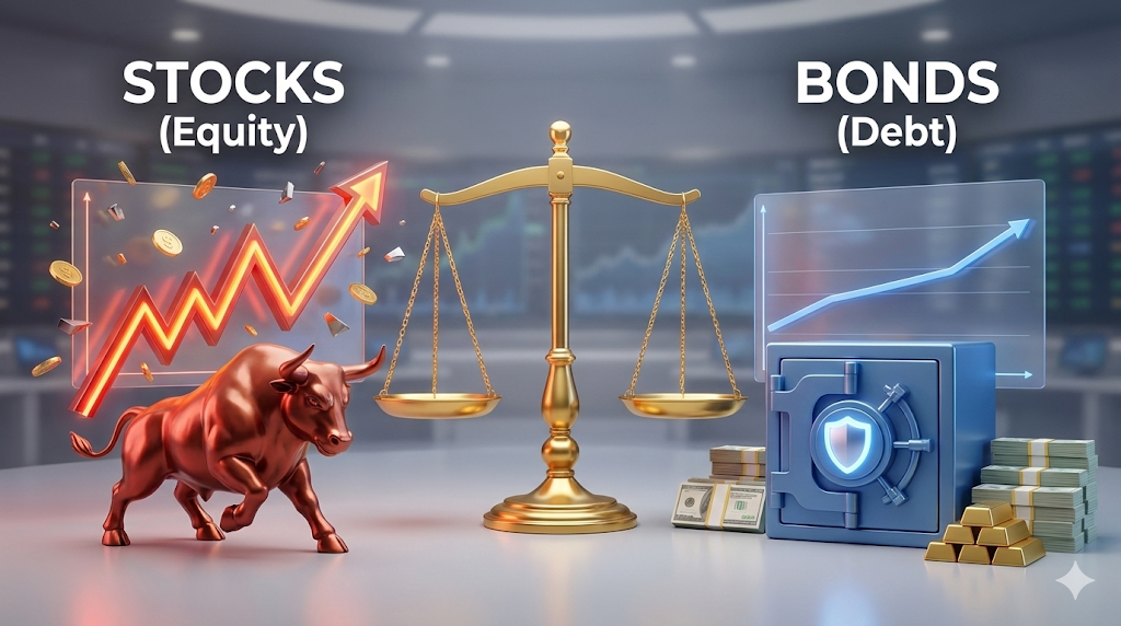 투자의 두 기둥 주식과 채권 완벽 비교 (소유권과 채무 관계, 위험과 수익의 상관관계, 황금비율 자산 배분)