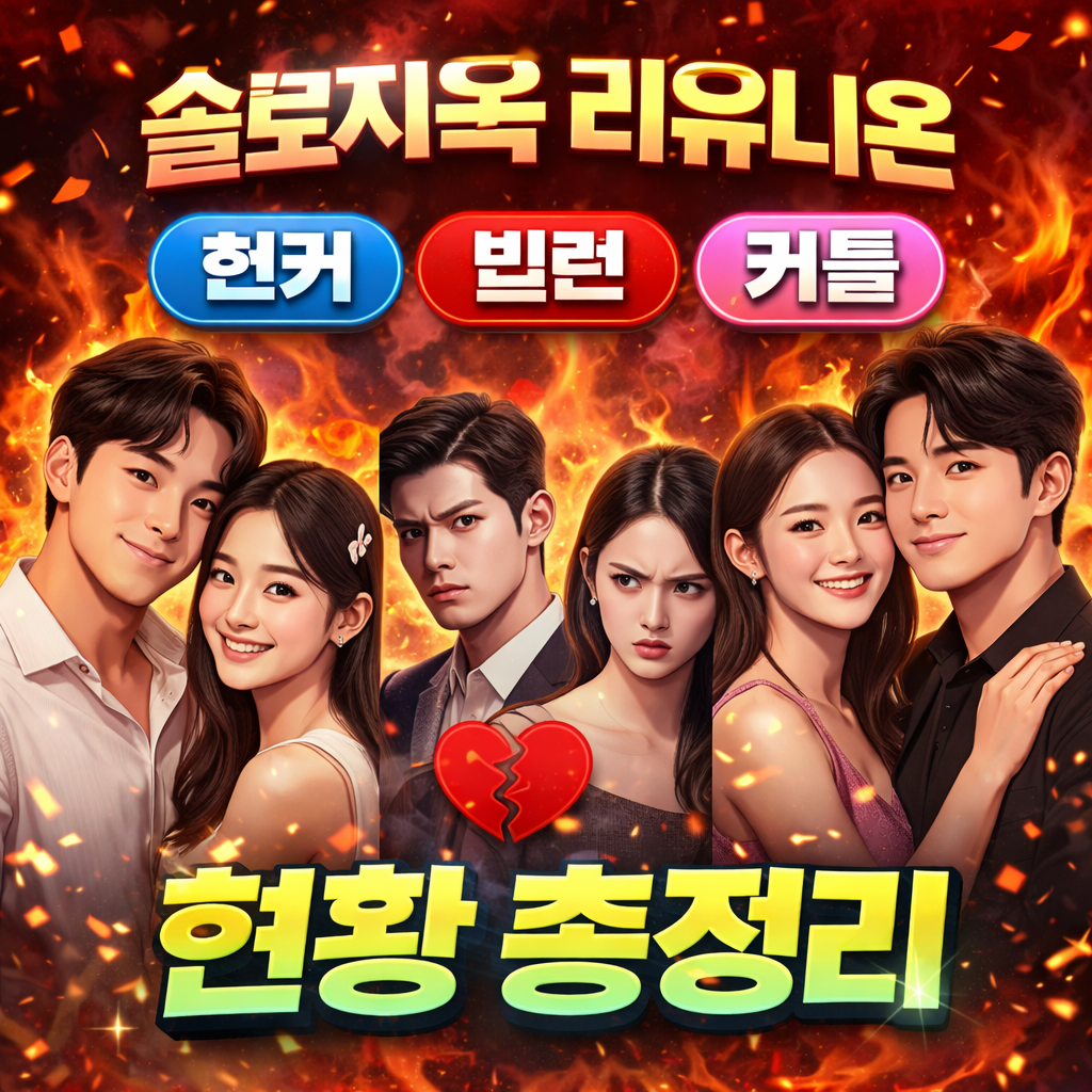 솔로지옥5 남자 출연자 인스타 바로 가기