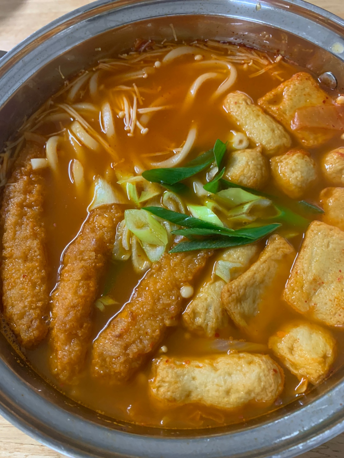 하코야 김치카츠나베