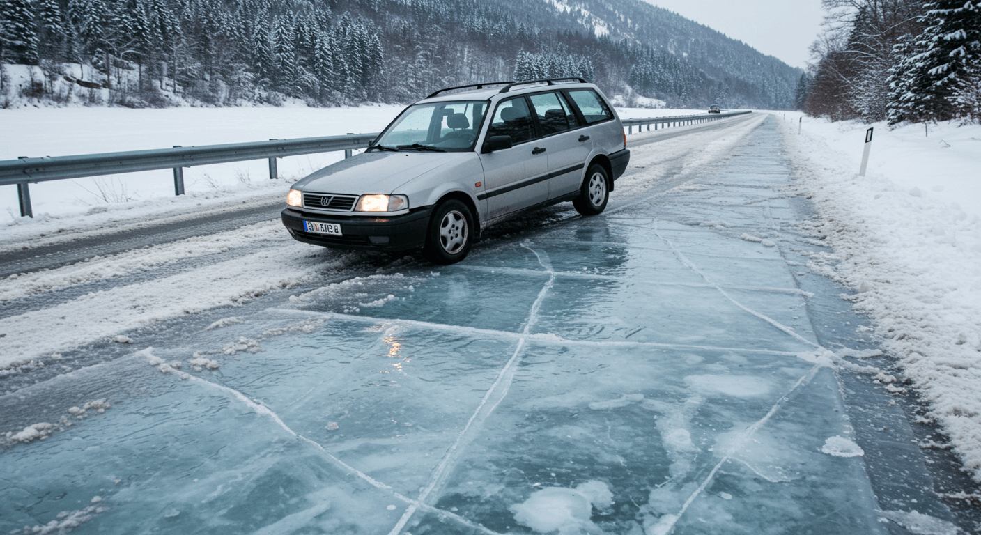 블랙아이스 대처법 블랙아이스 사고 원인 겨울철 안전운전 도로 결빙 예방 블랙아이스 발생 구간