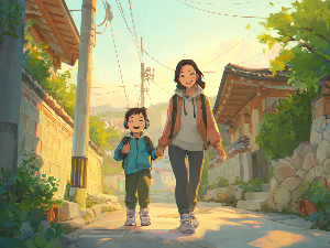 아침 5분: 등굣길 '영어 귀' 열기