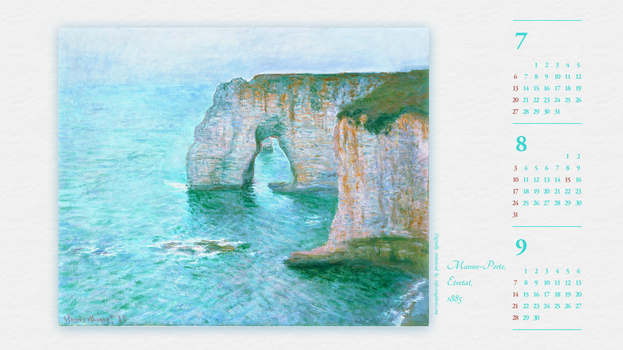 08 만포르트 에트르타 B - 2025년8월 노트북배경화면