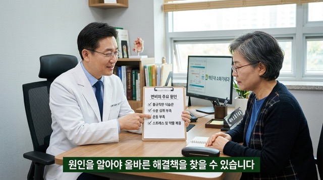 변비가 심할때 원인 수분부족 장운동저하 약부작용 스트레스