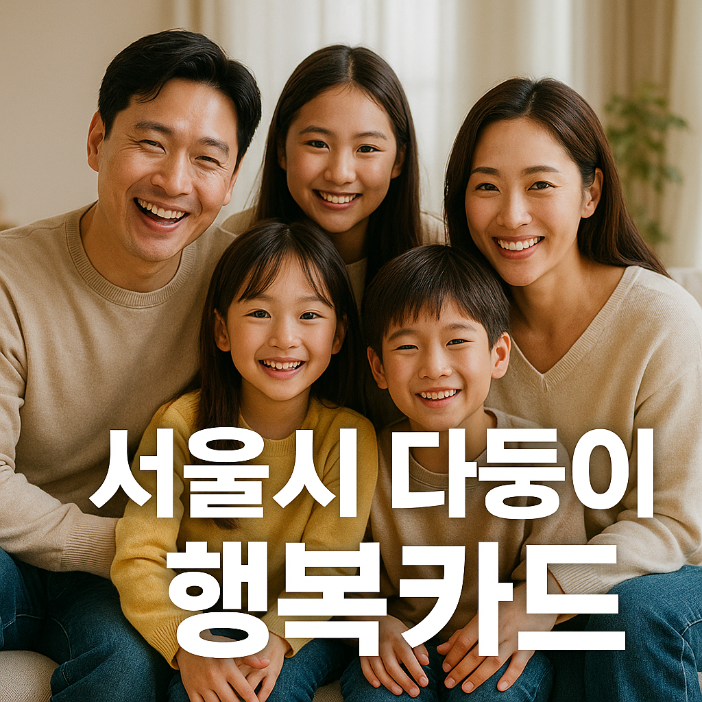 서울시 다둥이 행복카드