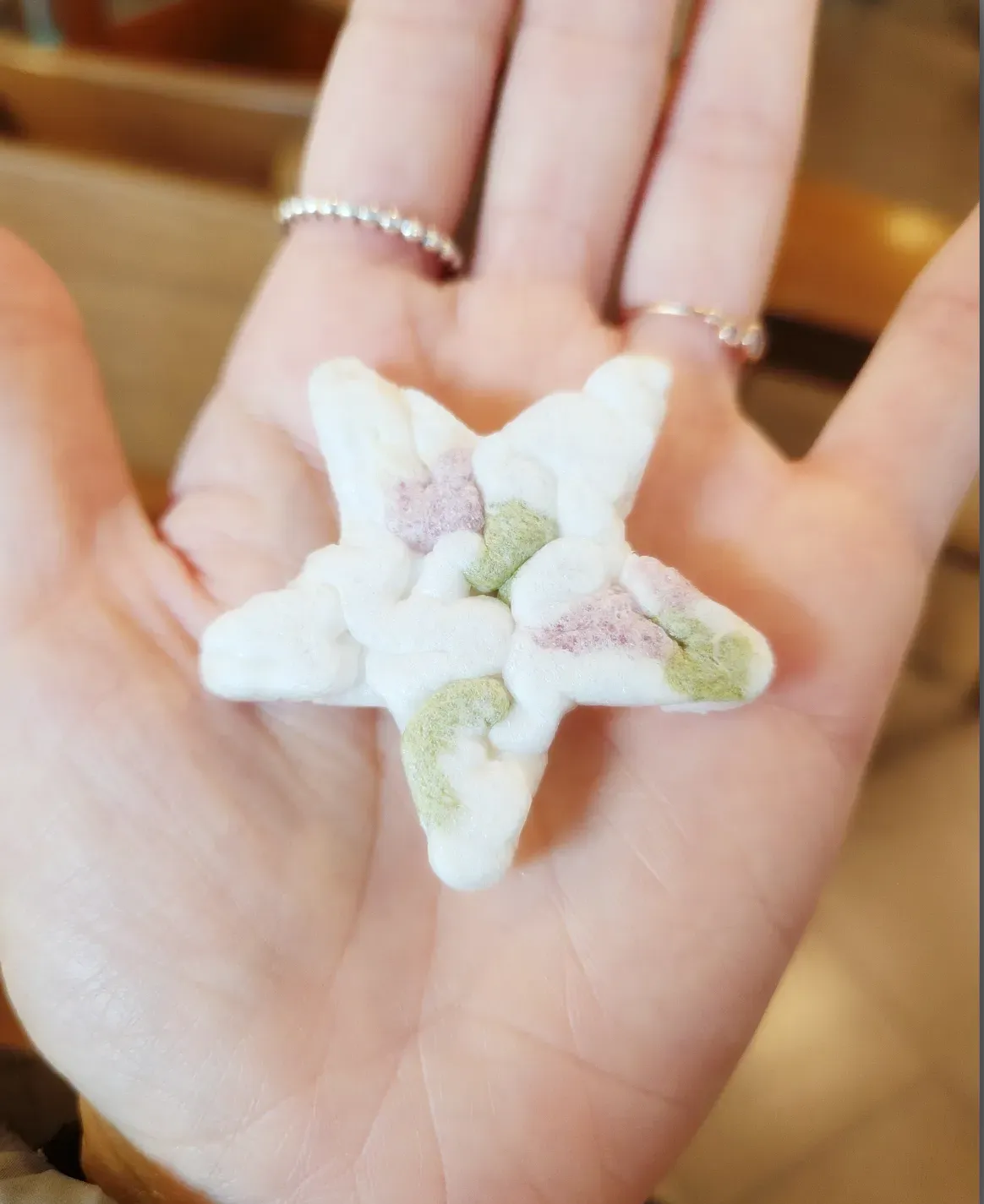 스타벅스-라이스칩-손-올려두고