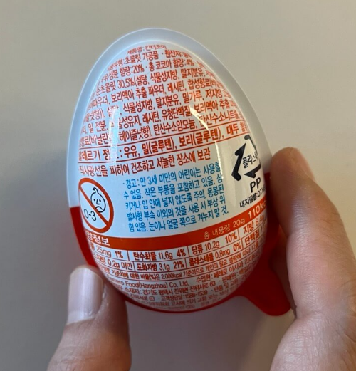 킨더조이 식품유형