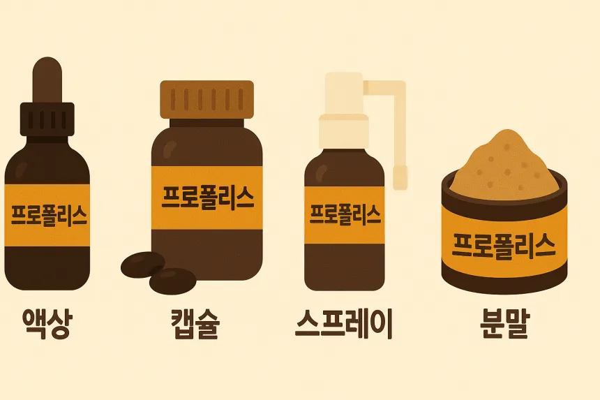 프로폴리스 복용법