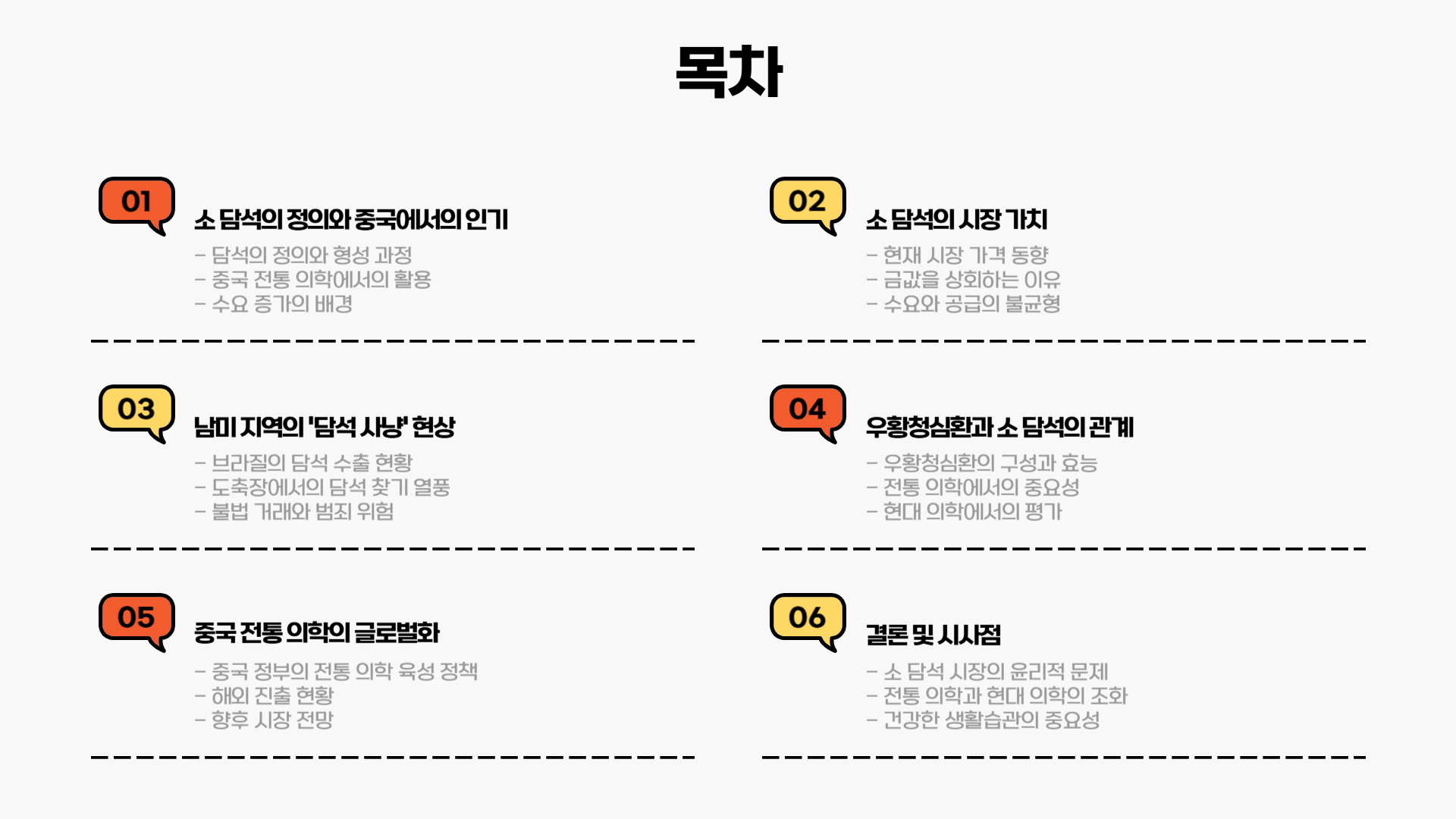 소 담석이 금보다 비싸다고?