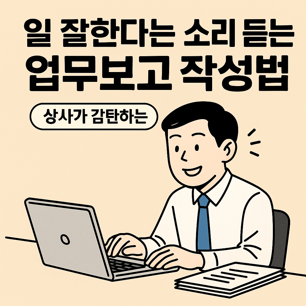 일 잘한다는 소리 듣는 업무보고 작성법