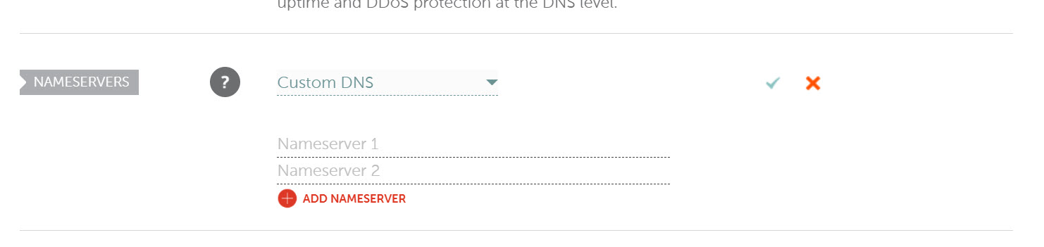 네임칩 도메인 네임서버 변경 - 커스텀 네임서버