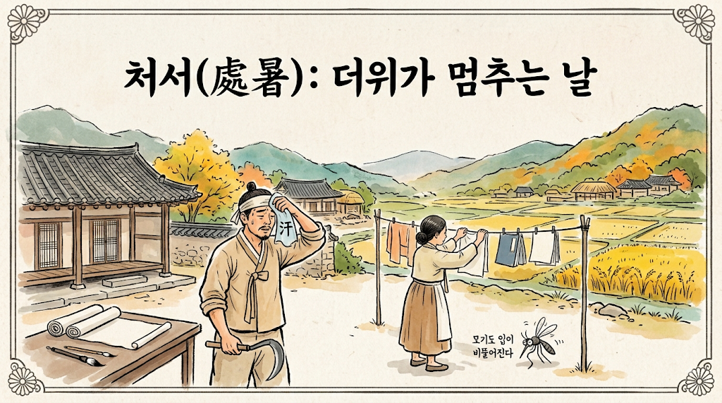 처서-뜻-한자-풀이
