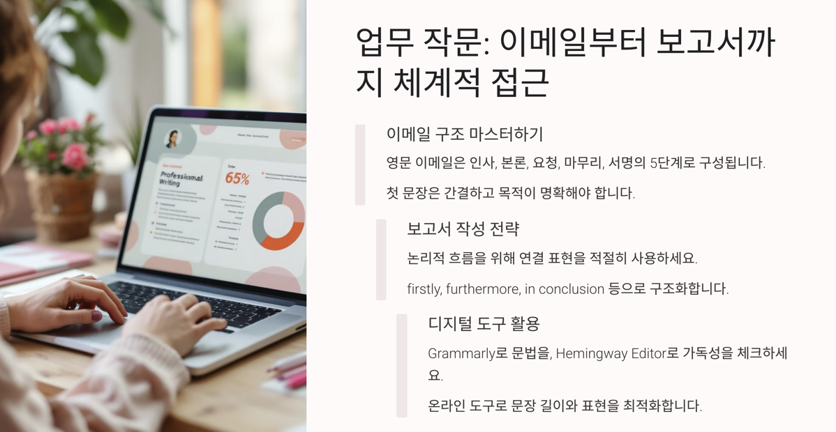 이메일과 보고서를 통한 업무 작문