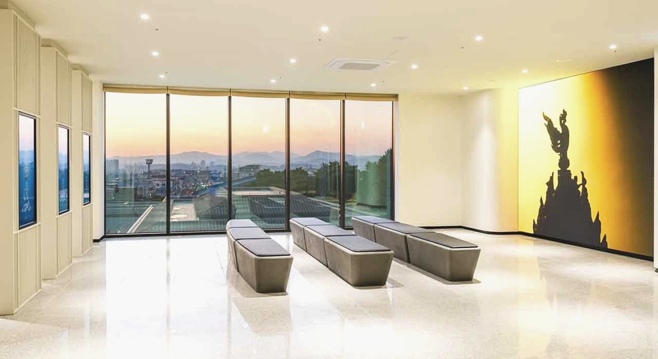 유물에 집중할 수 있는 내부 전경이다. [ⓒ인스타그램 buyeo.museum]