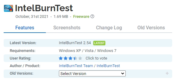 IntelBurnTest