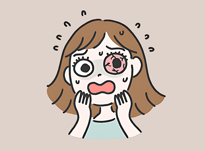 눈이-심하게-충혈된-여성