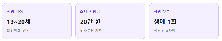 청년문화예술패스 지원대상