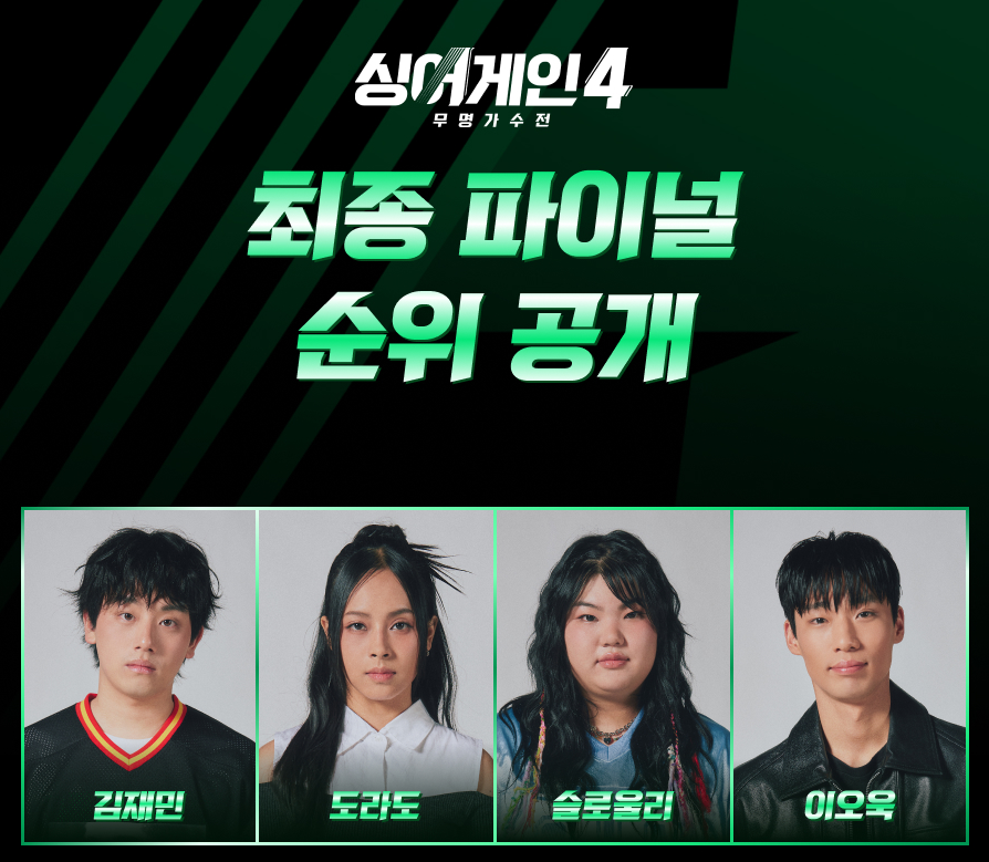 싱어게인4&nbsp;이오욱&nbsp;&nbsp;최종&nbsp;우승 대역전 결말