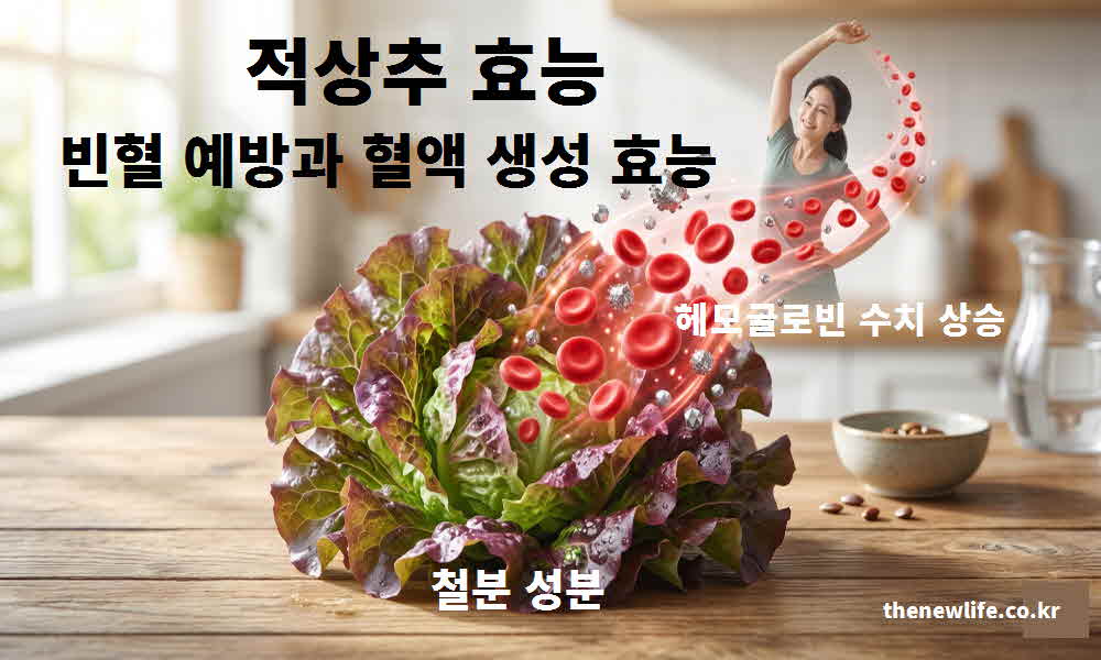 적상추 효능 빈혈 예방 혈액 생성