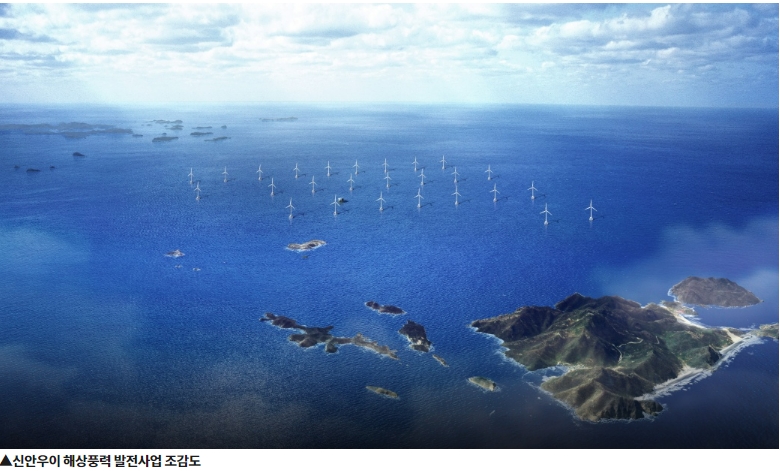 한화&nbsp;건설부문,&nbsp;2.5조 규모 '신안우이&nbsp;해상풍력사업'&nbsp;실시설계&nbsp;착수