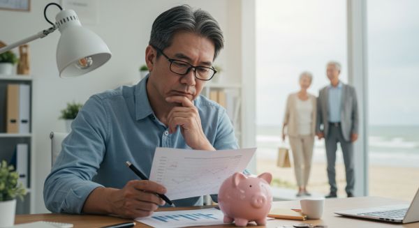 현재의 행동(계획)과 미래의 결과(행복한 노년)