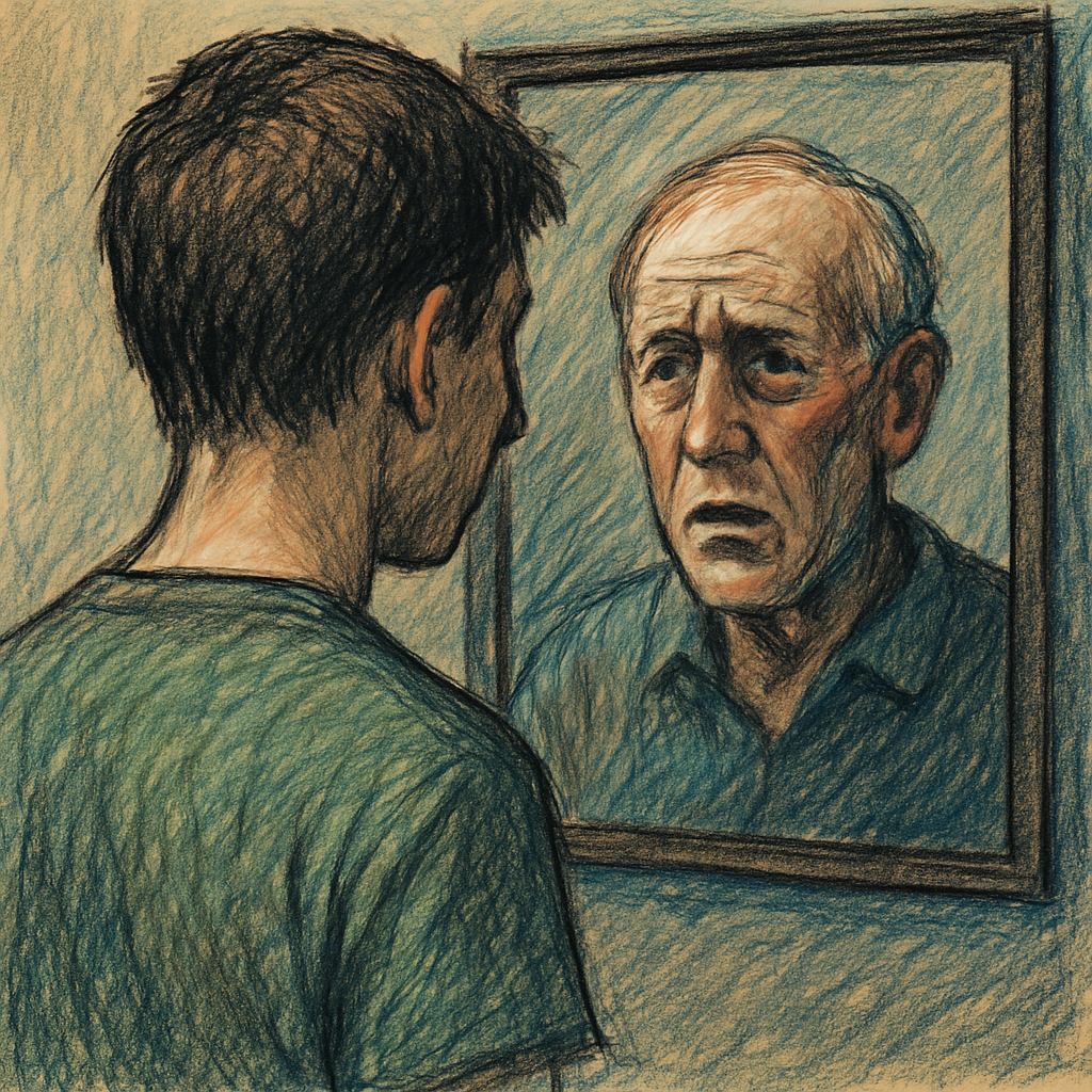 거울속 미래모습