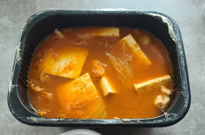 상대원 배달맛집 백채김치찌개 1인세트 포장배달 내돈내산 깔끔한포장 대접밥 돼지김치찌개