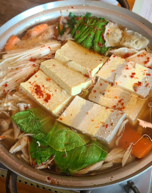 색동두부집 대표 메뉴