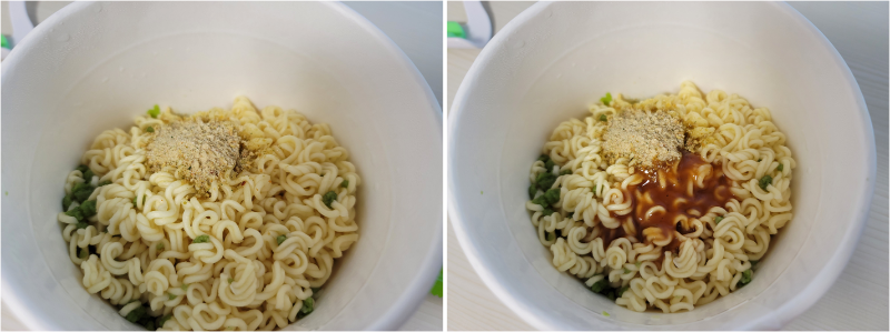 비법스프와 비법소스 투입