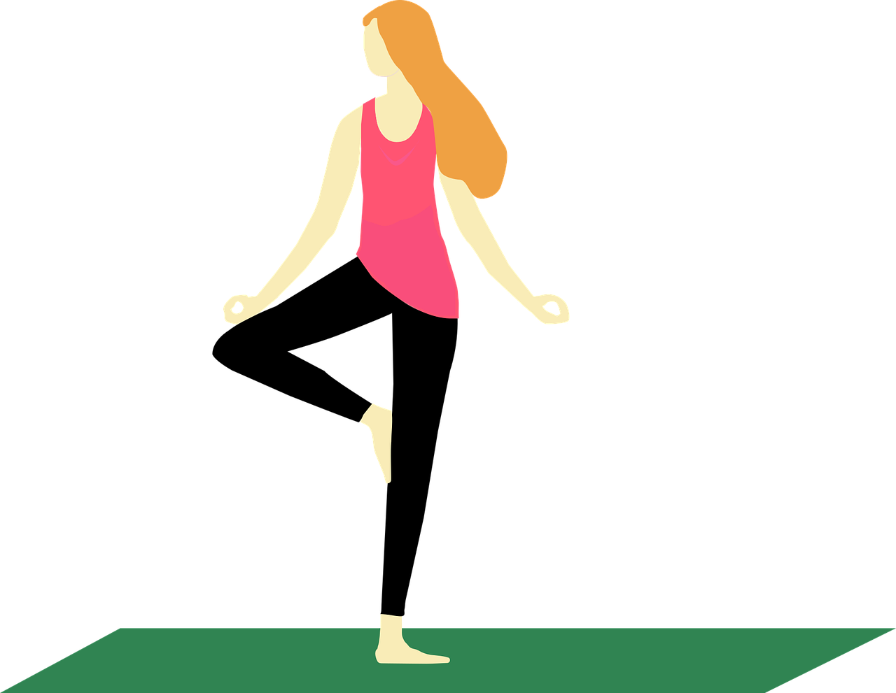 나무자세 이미지