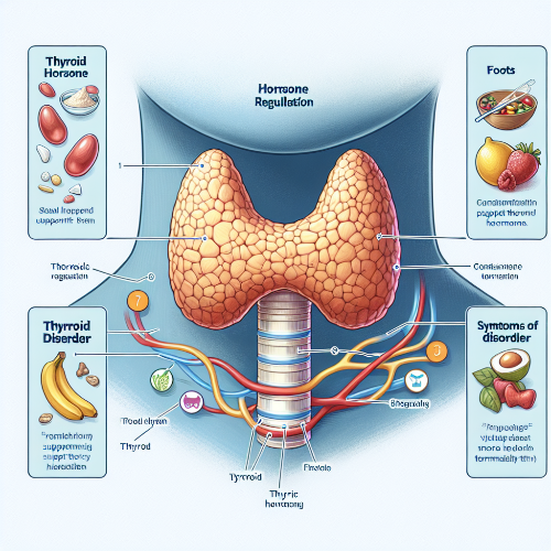 갑상선을 중심으로 좋은음식과 안좋은 음식을 표현한 이미지