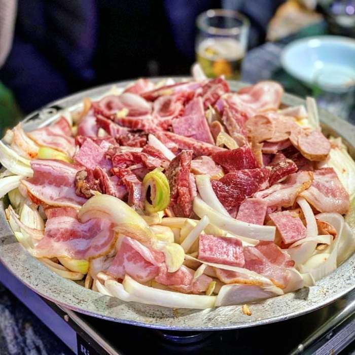 생방송 오늘저녁 여의나루 여의도 수요미식회 햄폭탄 부대찌개 맛집