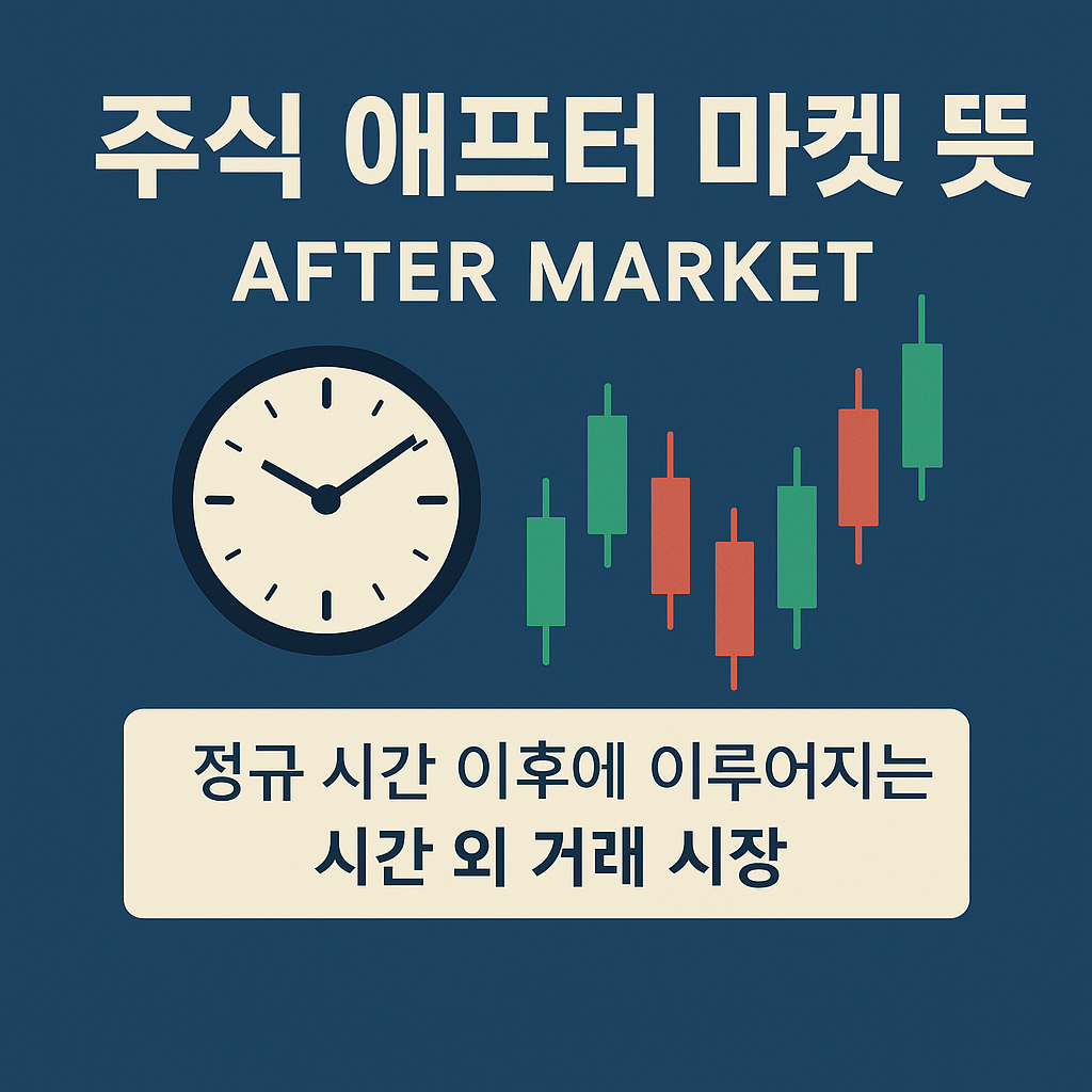 주식 애프터 마켓 뜻