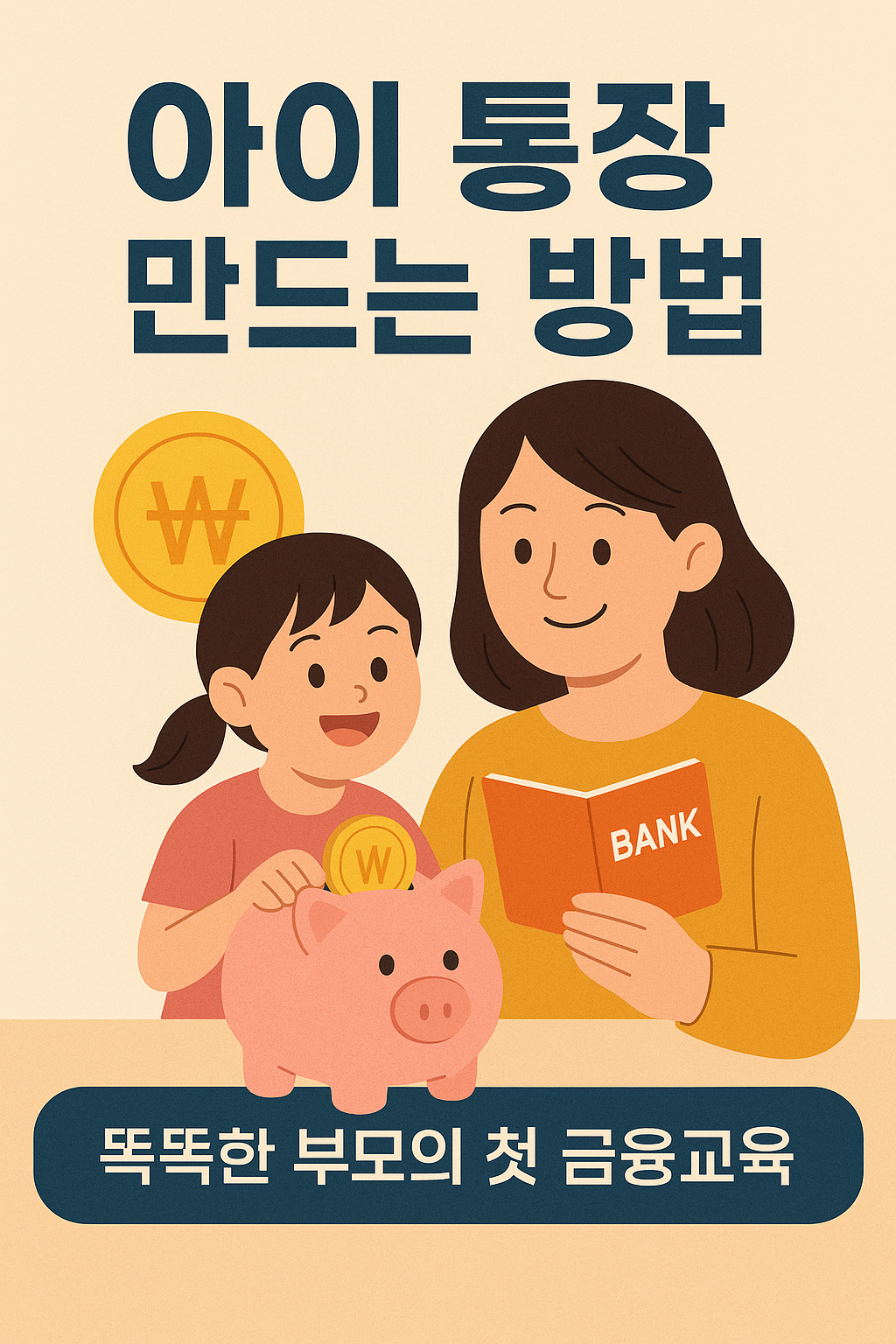 아이 통장 만드는 방법