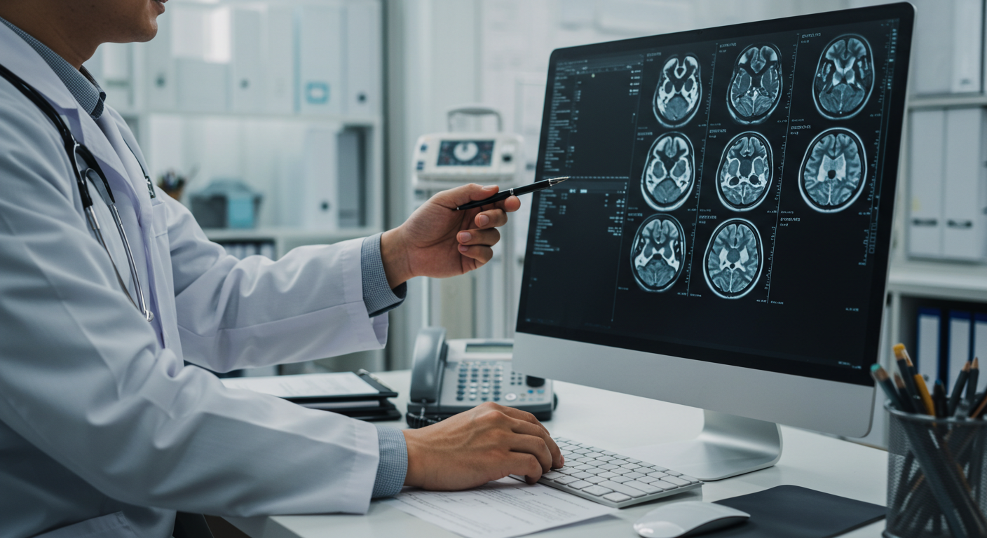 뇌 영상 검사 결과